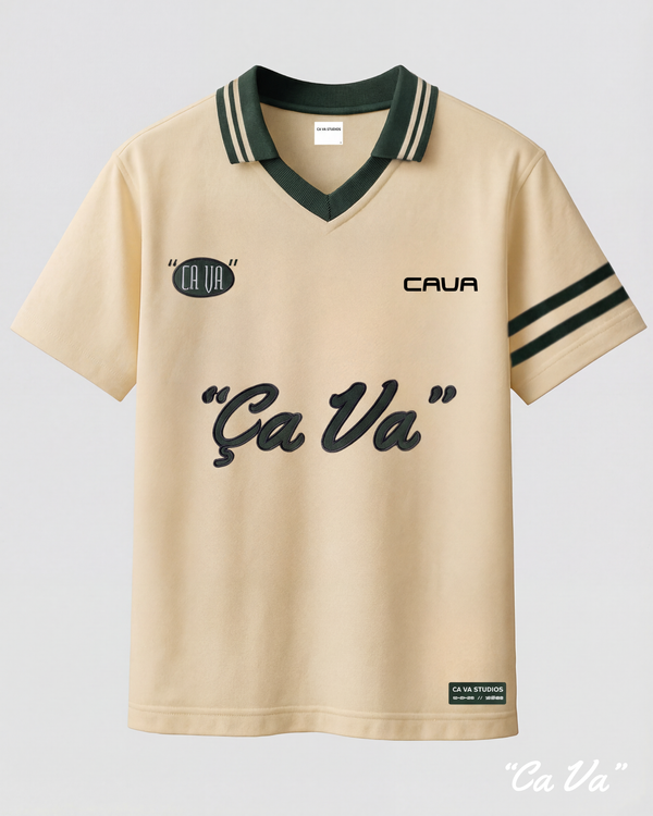 "CA VA" - LIMITED EDITION - RETRO SOCCER JERSEY #0069