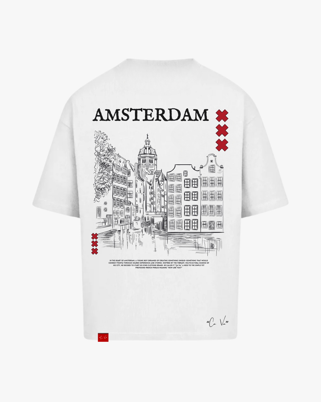 CA VA® - Zwaar unisex oversized T-shirt #0055