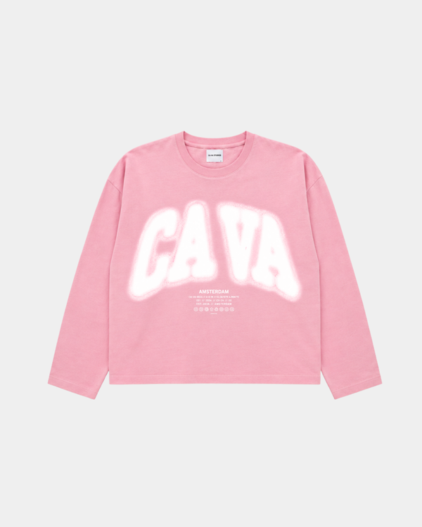 CA VA® Washed Boxy Longsleeve CAVA – Pink