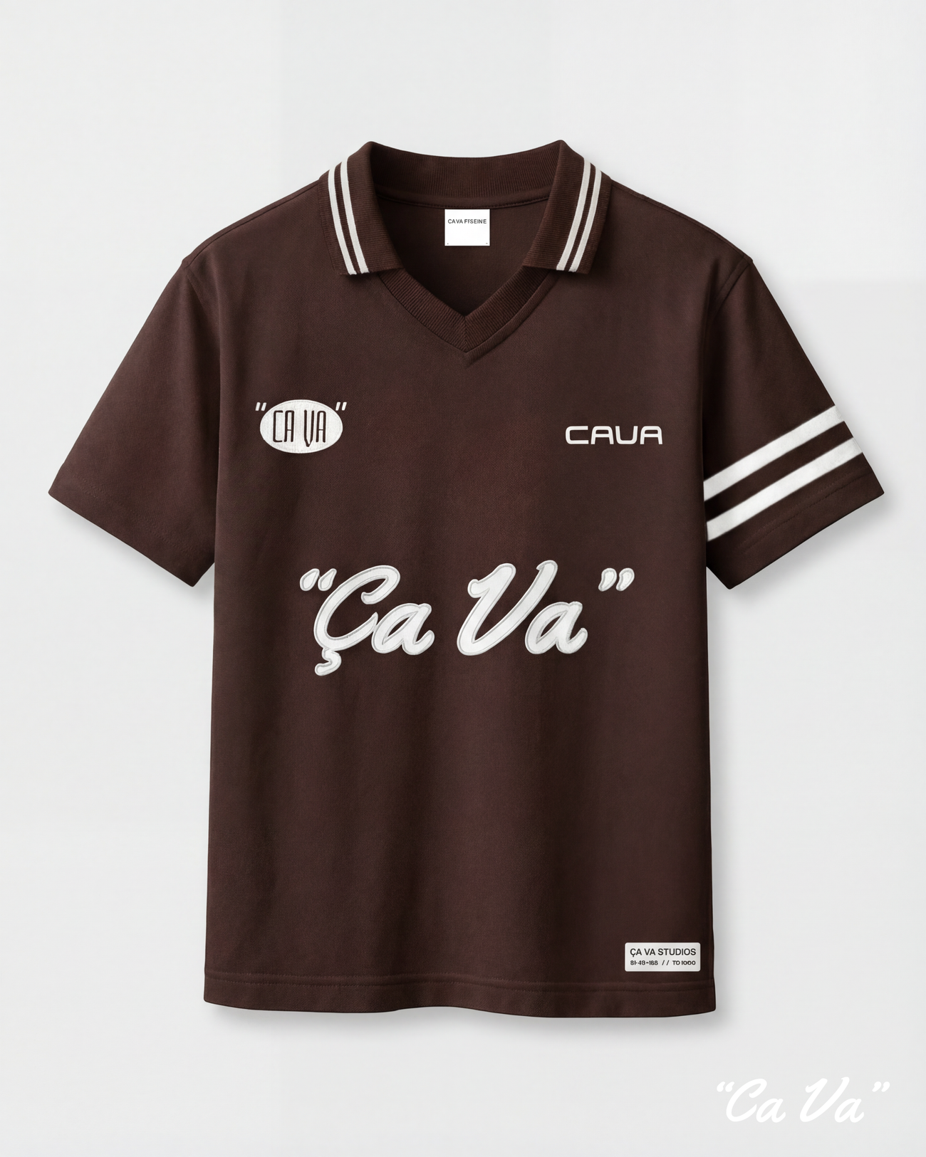 "CA VA" - LIMITED EDITION - RETRO SOCCER JERSEY #0069