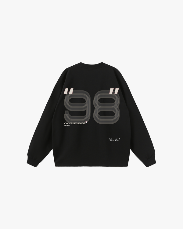 CA VA® - ZWARTE LONGSLEEVE MANIFEST