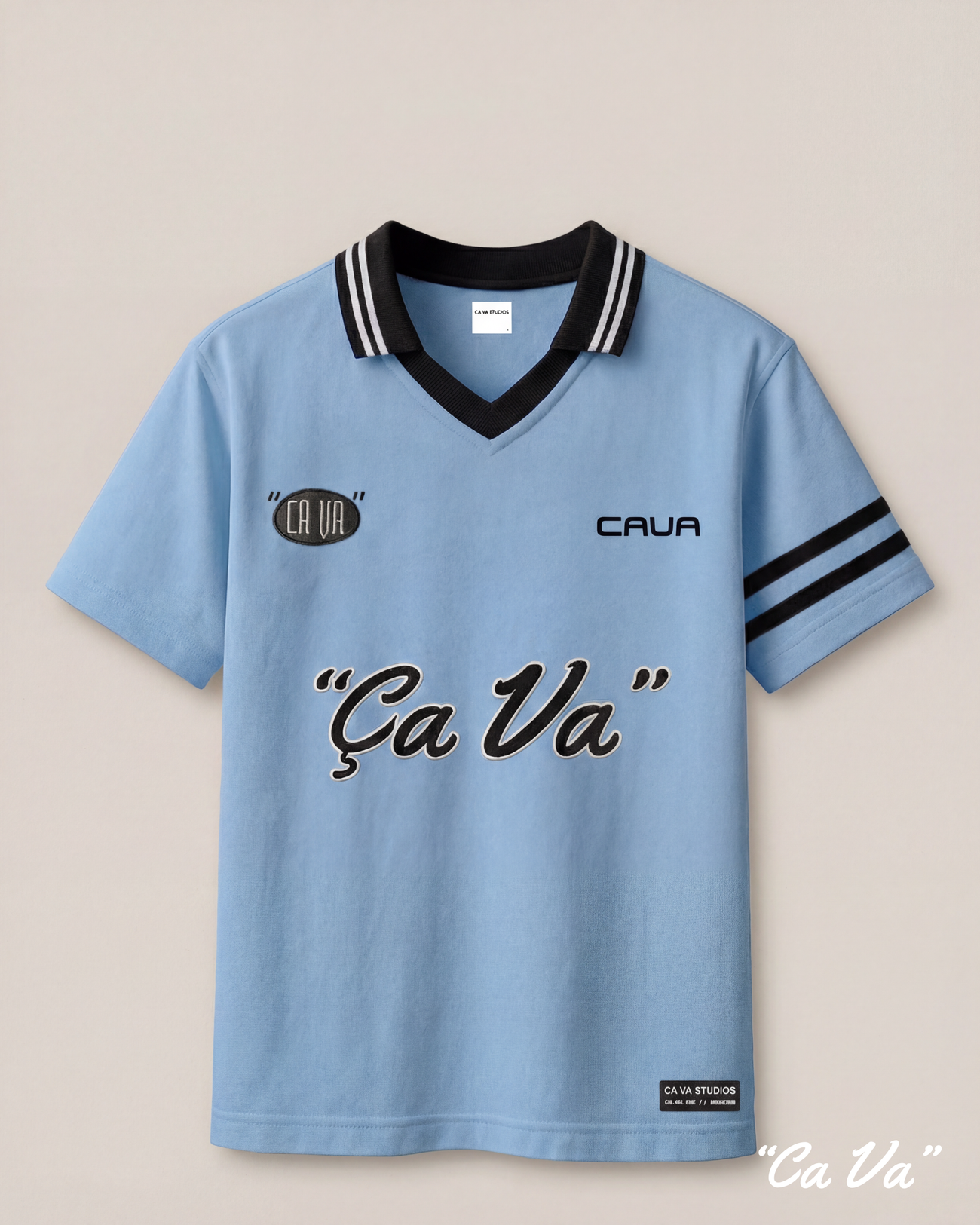 "CA VA" - LIMITED EDITION - RETRO SOCCER JERSEY #0069