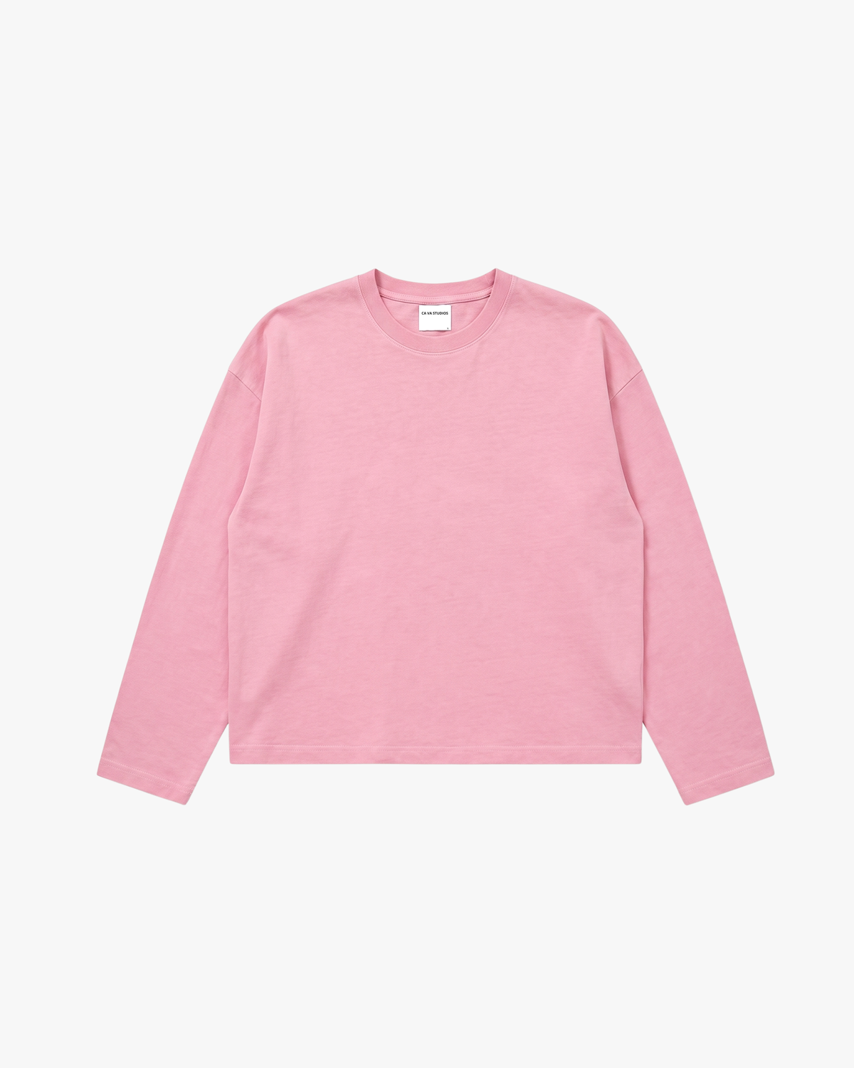 CA VA® Washed Boxy Longsleeve Blank – Pink [Pre-Order]