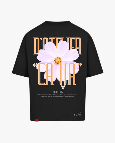 CA VA® - Black Heavy Unisex Oversized T-Shirt #0001