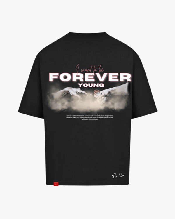CA VA® - Zwart zwaar unisex oversized T-shirt #0059