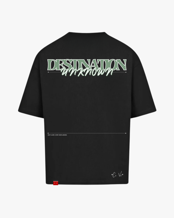 CA VA® - Zwart zwaar unisex oversized T-shirt #0058