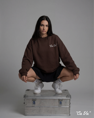 CA VA® - BRUINE LONGSLEEVE C'EST LA FUCKING VIE