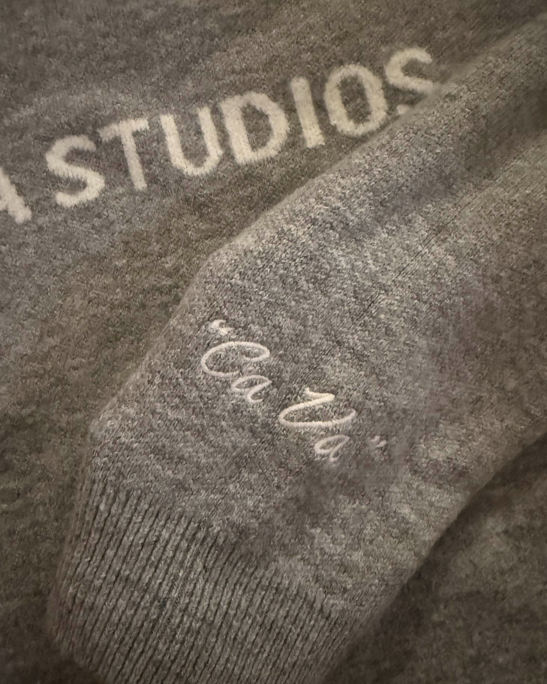 CA VA® - GRIJZE KNITWEAR SWEATER