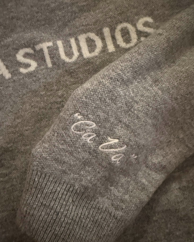 CA VA® - GRIJZE KNITWEAR SWEATER