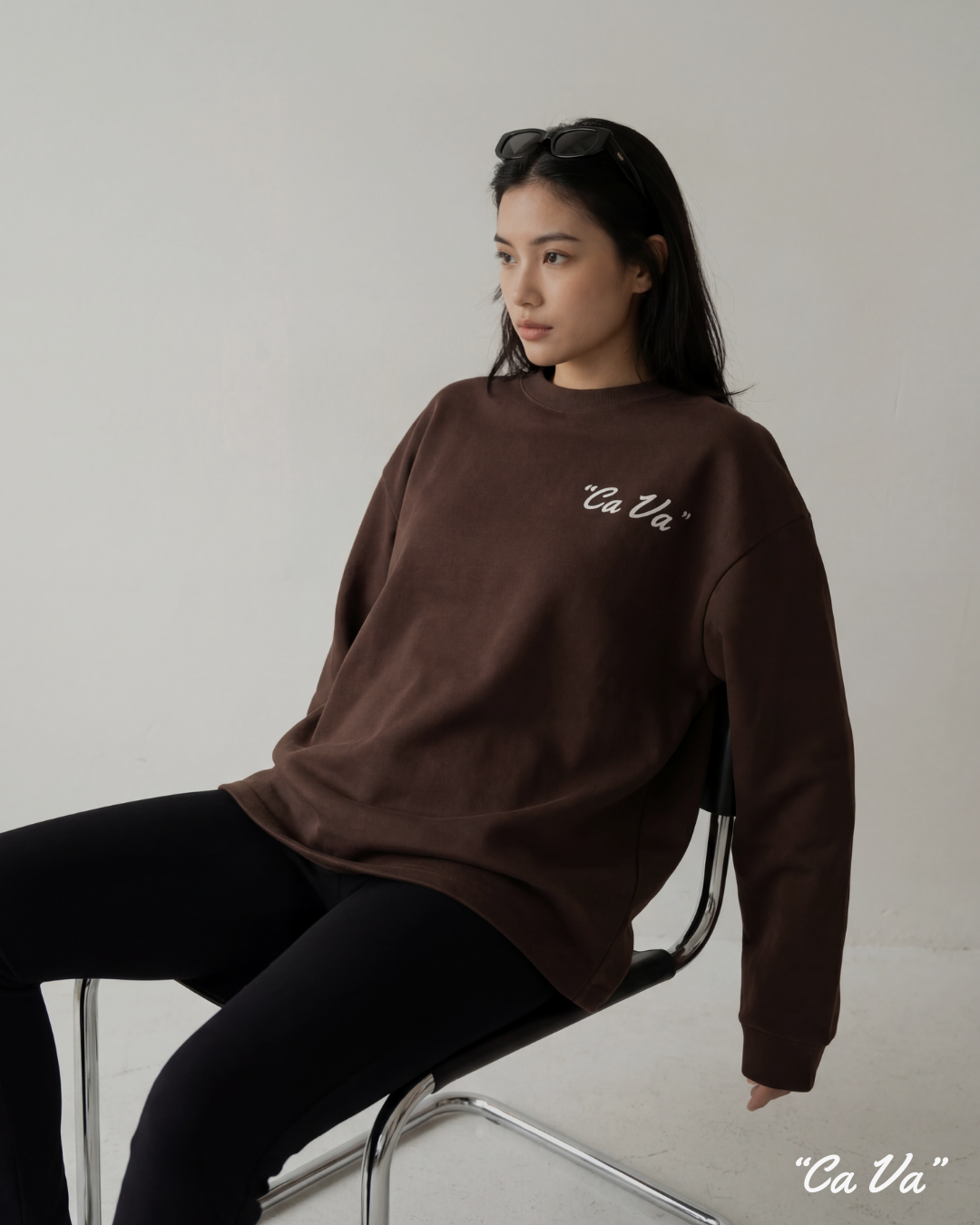 CA VA® - BRUINE LONGSLEEVE C'EST LA FUCKING VIE