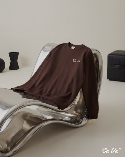 CA VA® - BRUINE LONGSLEEVE C'EST LA FUCKING VIE