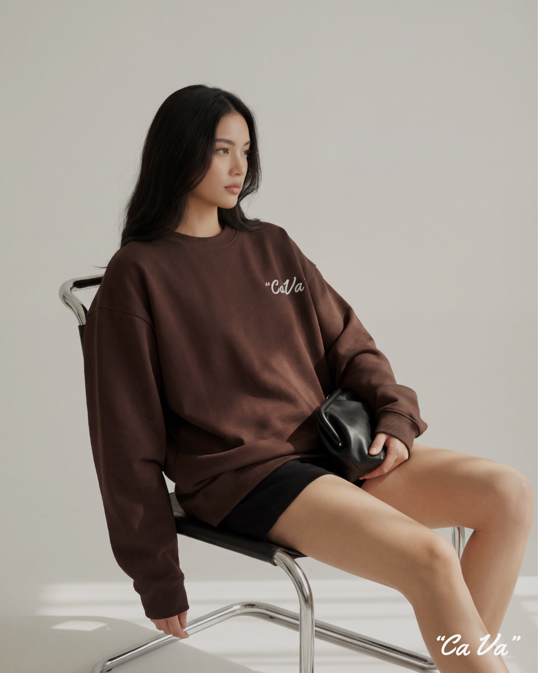 CA VA® - BRUINE LONGSLEEVE C'EST LA FUCKING VIE