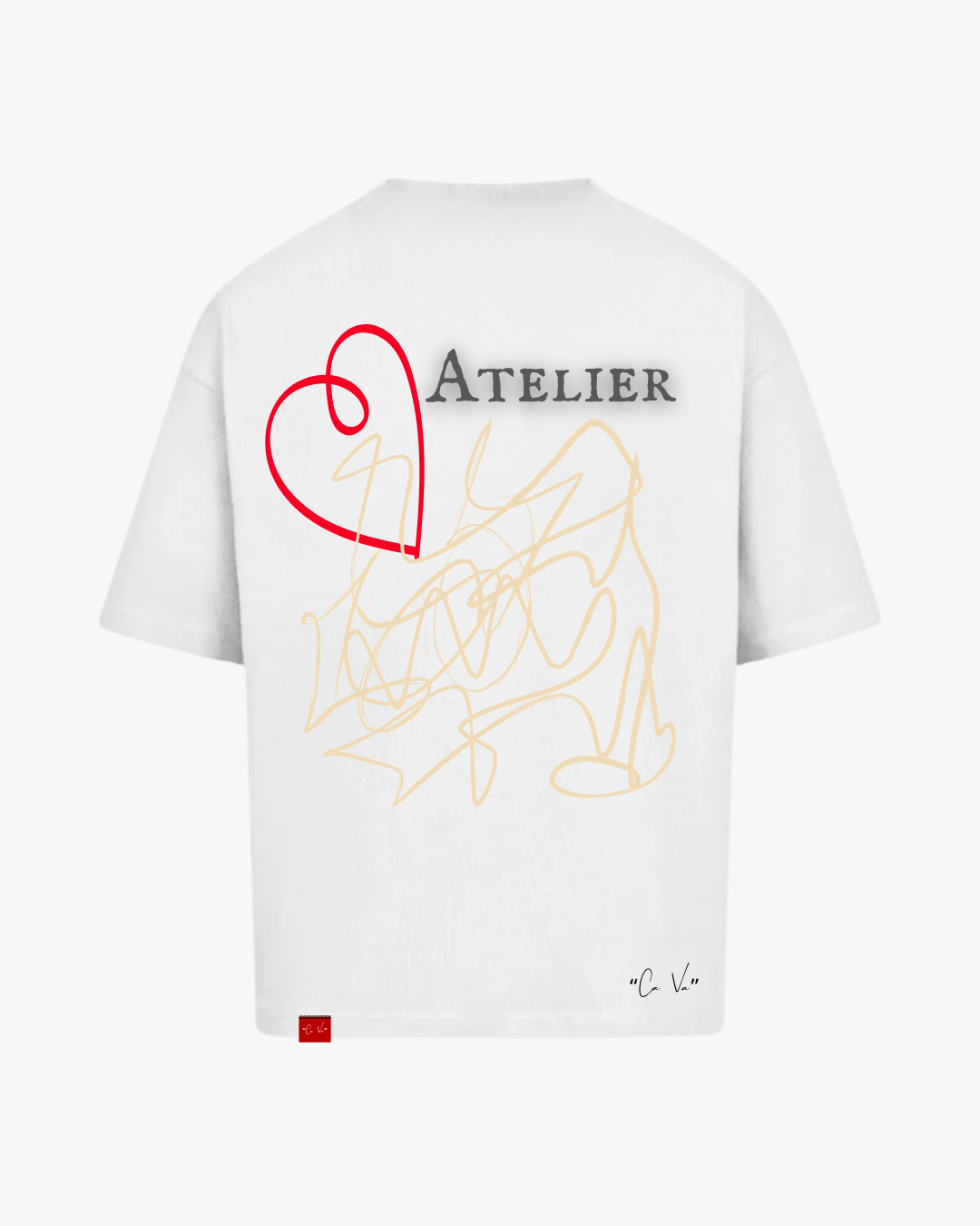 CA VA® - Zwaar unisex oversized T-shirt #0018