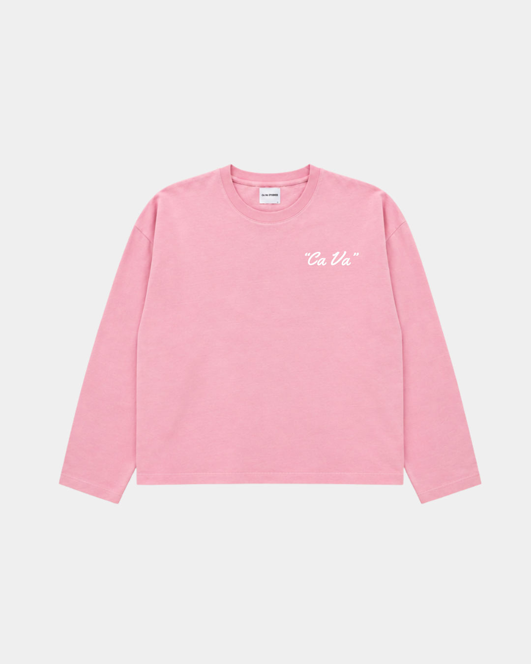CA VA® Washed Boxy Longsleeve GITN – Pink [Pre-Order]
