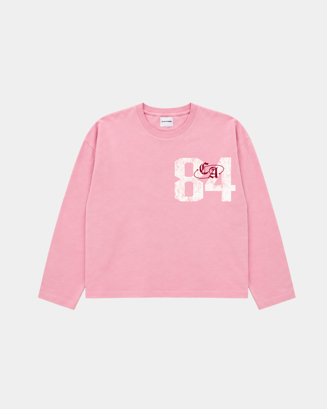 CA VA® Washed Boxy Longsleeve '84 – Pink [Pre-Order]