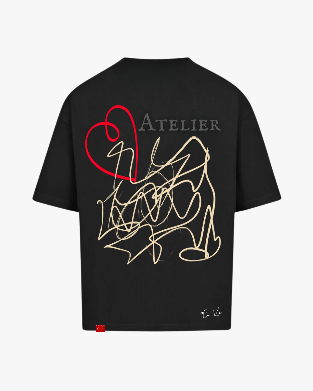 CA VA® - Zwaar unisex oversized T-shirt #0005
