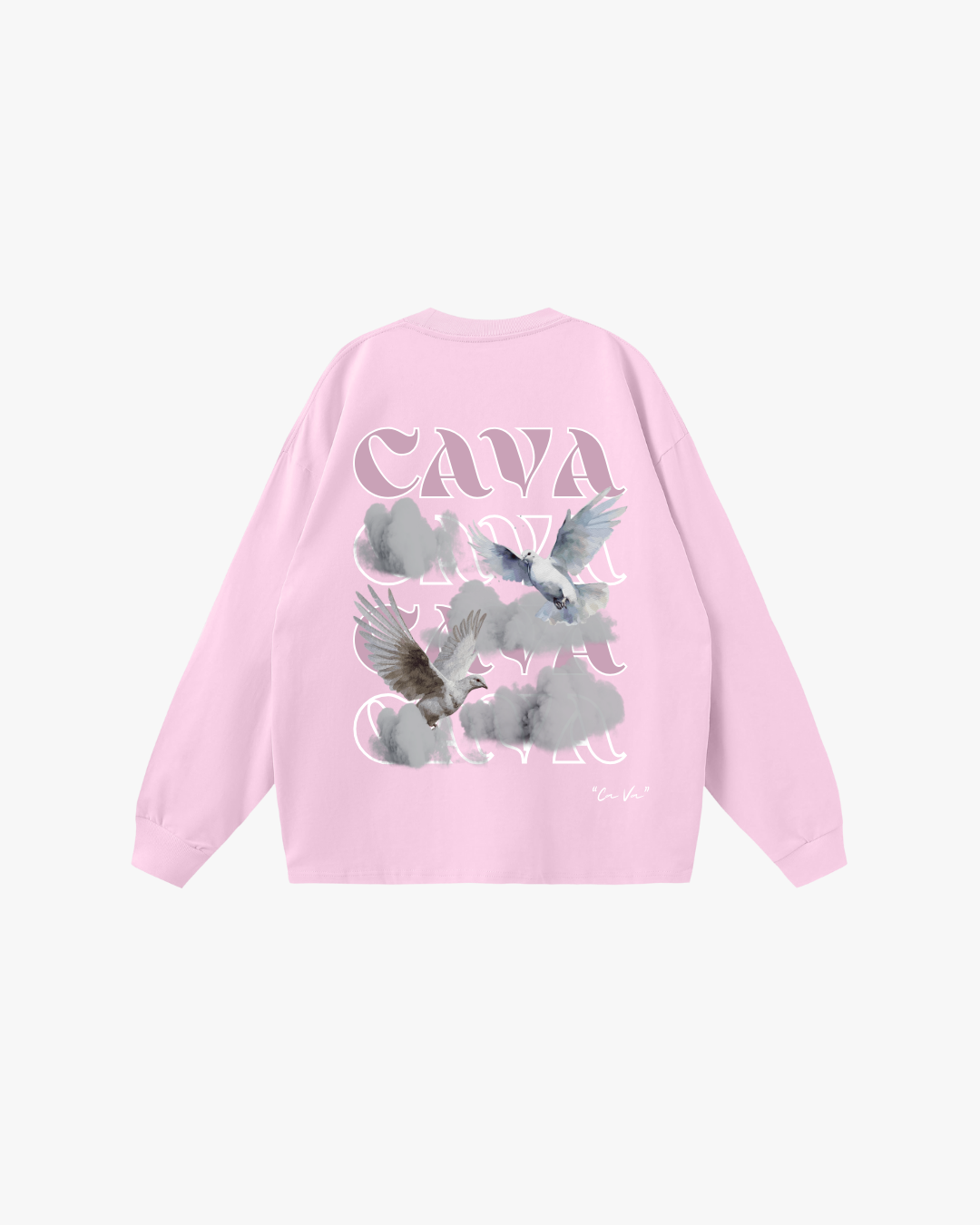 CA VA® - ROZE LONGSLEEVE "CLOUDS"