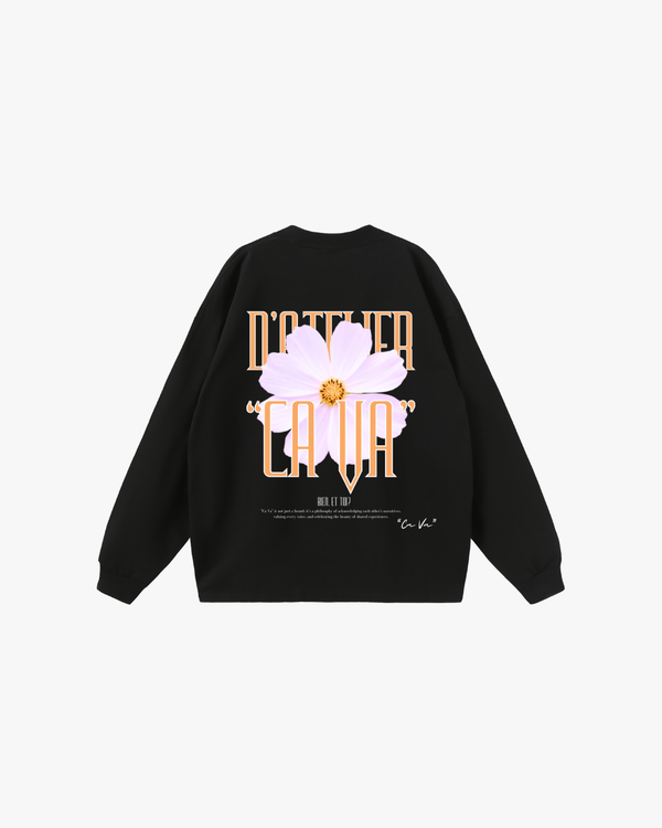 CA VA® - ZWARTE LONGSLEEVE MANIFEST