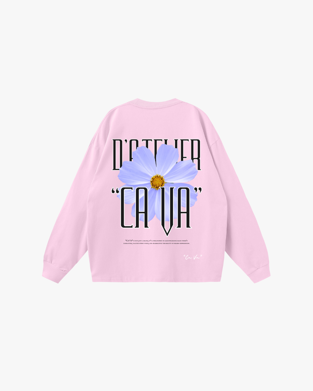 CA VA® - ROZE LONGSLEEVE "LE FLEUR"