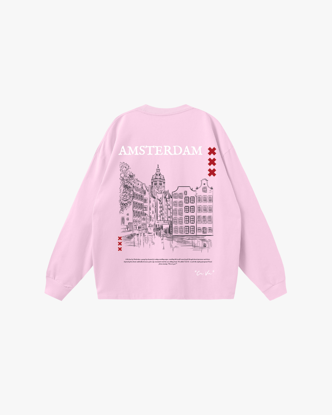 CA VA® - ROZE LONGSLEEVE "AMSTERDAM"