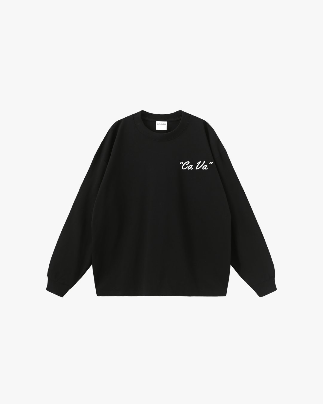 CA VA® - ZWARTE LONGSLEEVE AMSTERDAM