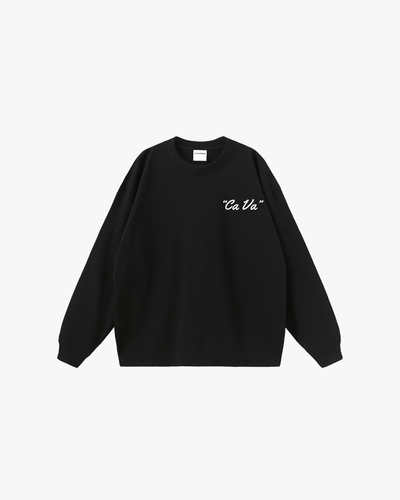 CA VA® - ZWARTE LONGSLEEVE AMSTERDAM