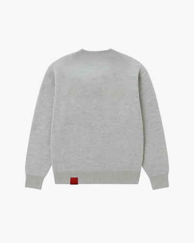 CA VA® - GRIJZE KNITWEAR SWEATER