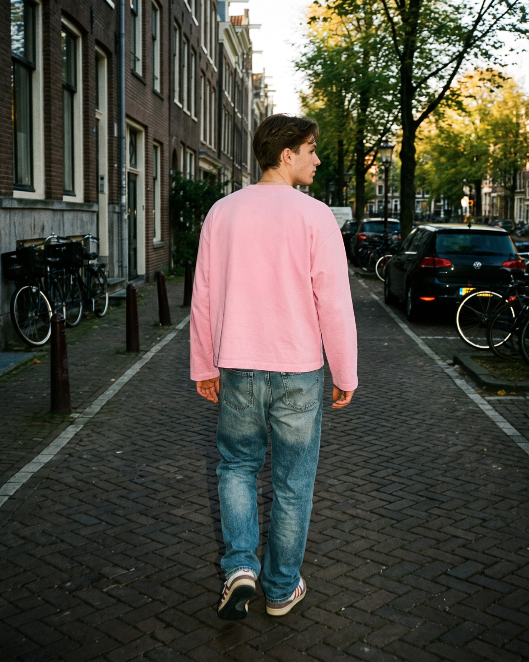 CA VA® Washed Boxy Longsleeve '84 – Pink [Pre-Order]
