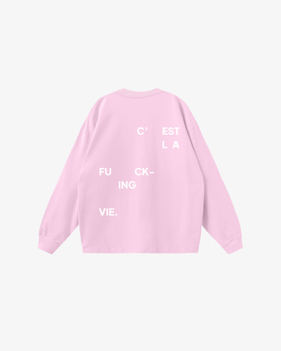 CA VA® - ROZE LONGSLEEVE C'EST LA FUCKING VIE