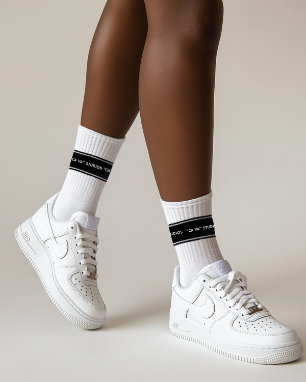 CA VA® STUDIOS SOCKS - WHITE