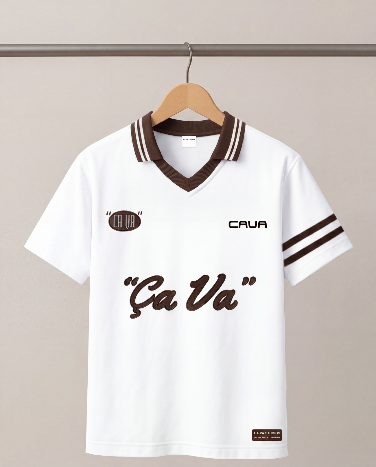 "CA VA" - LIMITED EDITION - RETRO SOCCER JERSEY #0069