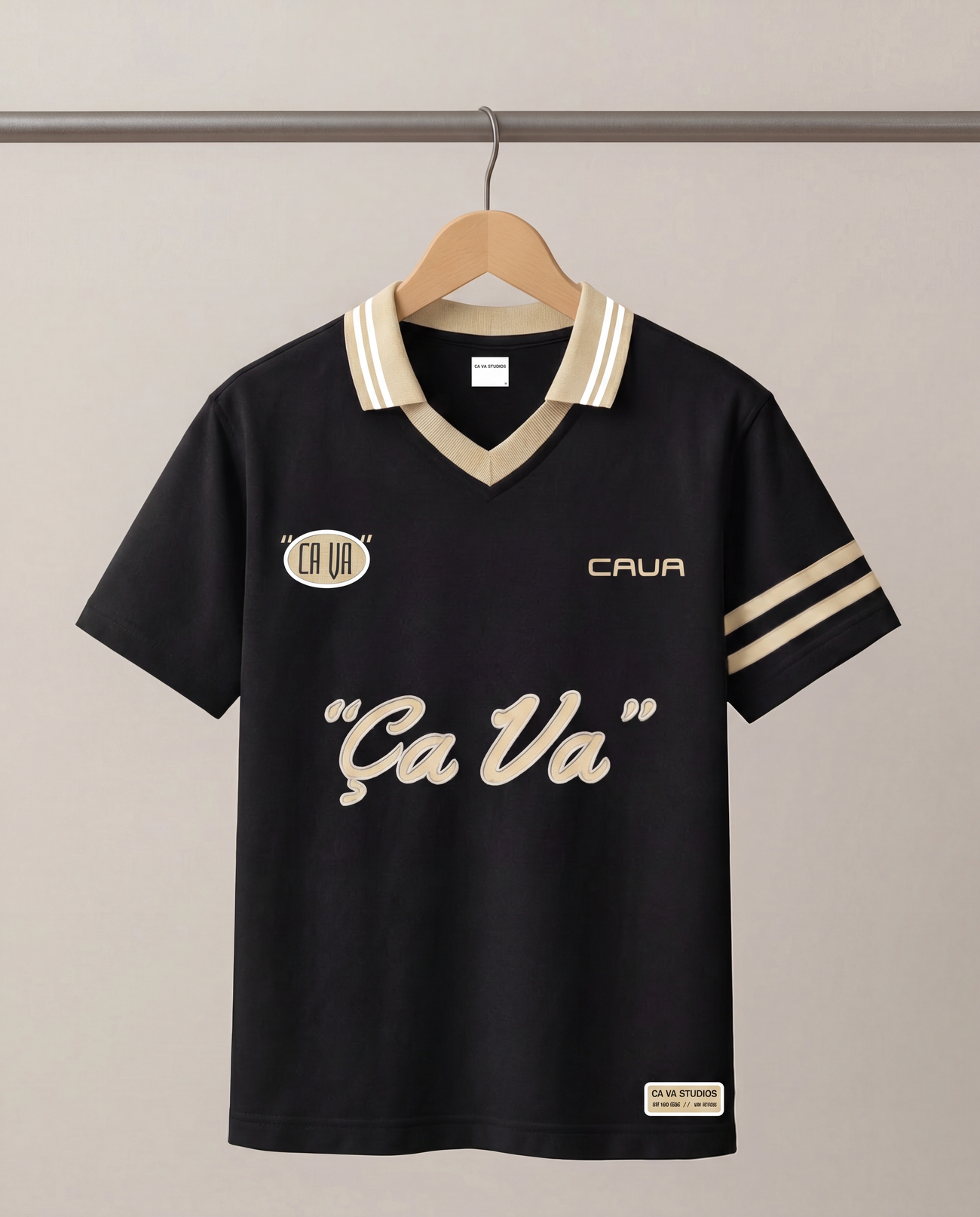 "CA VA" - LIMITED EDITION - RETRO SOCCER JERSEY #0069
