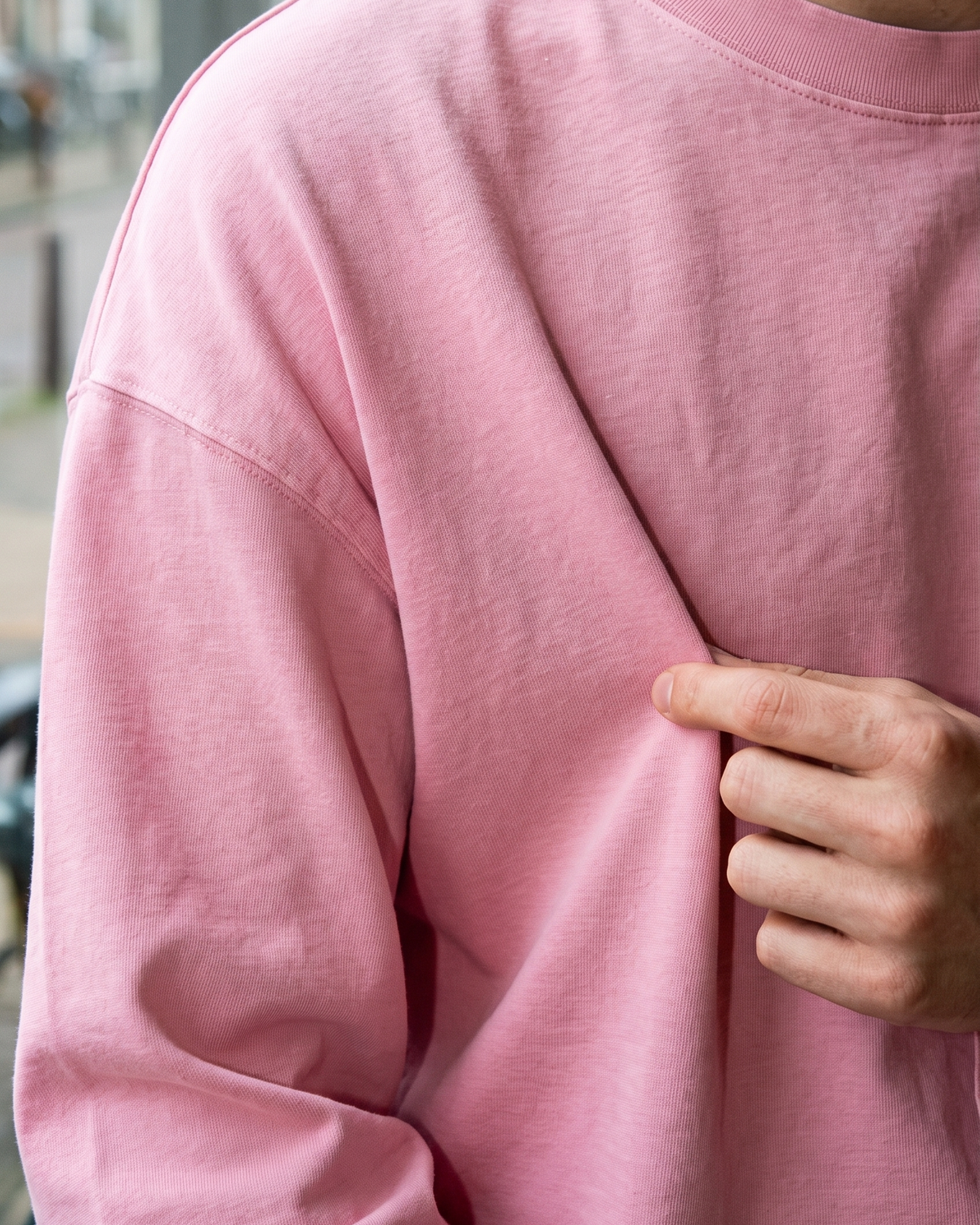 CA VA® Washed Boxy Longsleeve Blank – Pink